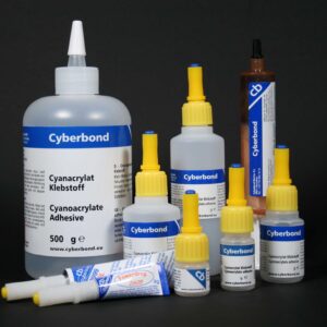 Cyberbond Cyanoacrylat 2999, god til keramik, pocelæn overflader. Slagfast. 20g tube