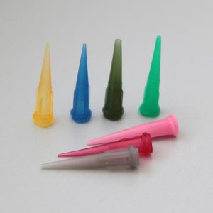 Dispenserings nål, Gauge 27, Konisk, Gul, 50stk