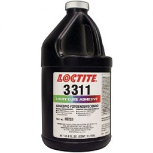 Loctite 3311 lyshærdende lim – til skøre plast, certificeret iht. ISO 10993, 1 liter