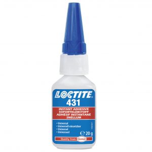 Loctite 431 hurtiglim, lim til læder og sure overflader